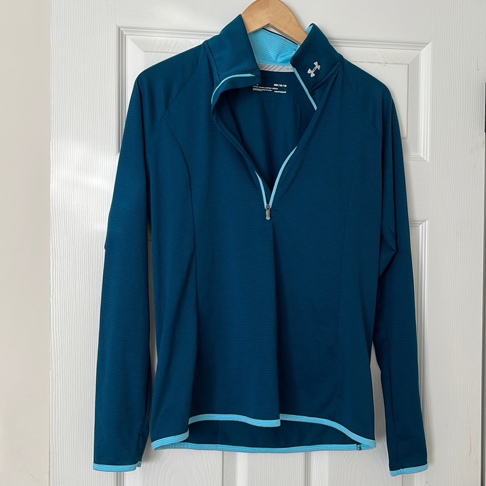 Under Armor 3 Quarter Zip along Sleeve